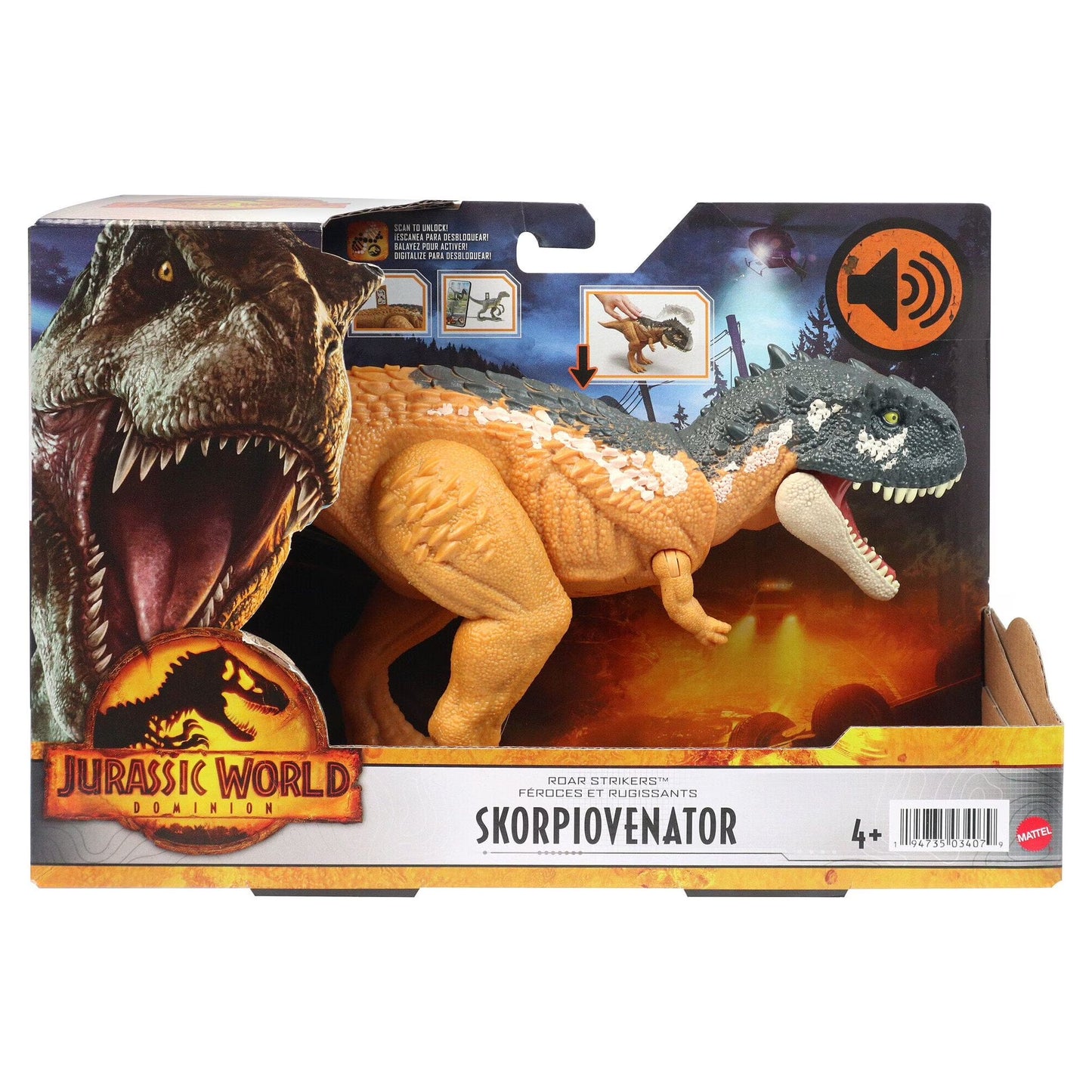 : Dominion Roar Strikers Dinosaur Figures Medium Size for 4 Year Olds & Up