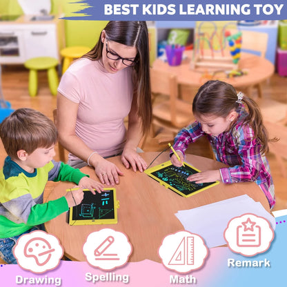 Colorful Doodle Board Drawing Tablet Erasable Electronic 10 Inch